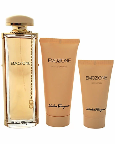 Salvatore Ferragamo Women's Emozione 3pc Gift Set 1 Salvatore Ferragamo Women's Emozione 3pc Gift Set