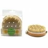 Pursonic Boar Bristle Bath Brush & Rubber Massager Women