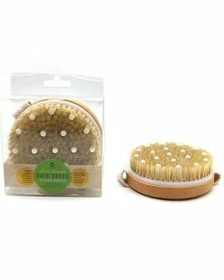 Pursonic Boar Bristle Bath Brush & Rubber Massager Women