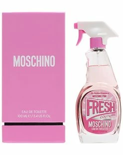MOSCHINO Women's 3.4oz Pink Fresh Couture Eau De Toilette Spray