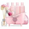 Lovery 17pc Aromatherapy Set, Rose Petal Bath And Body Spa Kit With Oil Diffuser & More Women