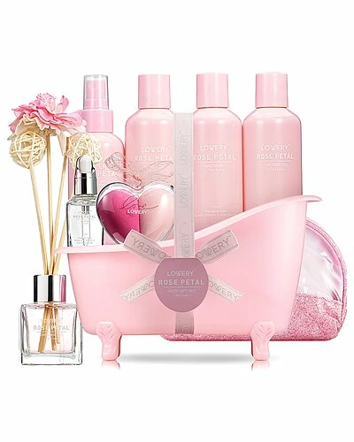 Lovery 17pc Aromatherapy Set, Rose Petal Bath And Body Spa Kit With Oil Diffuser & More Women 1 Lovery 17pc Aromatherapy Set, Rose Petal Bath And Body Spa Kit With Oil Diffuser & More Women