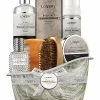 Lovery Premium Bath And Body Beauty Basket, Rosemary Peppermint Home Spa Set Women