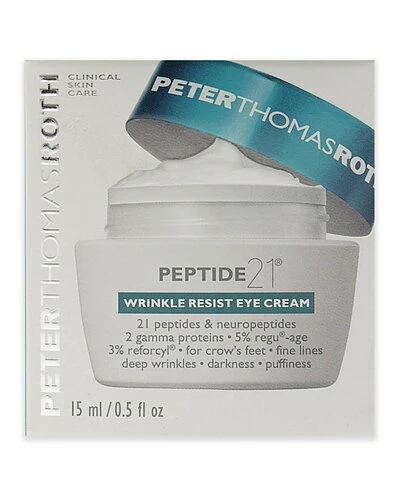 Peter Thomas Roth 0.5oz Peptide 21 Wrinkle Resist Eye Cream Women 2 Peter Thomas Roth 0.5oz Peptide 21 Wrinkle Resist Eye Cream Women - Image 2