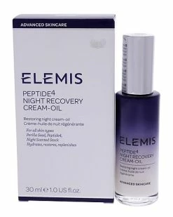 Elemis 1oz Peptide4 Night Recovery Cream Oil Women