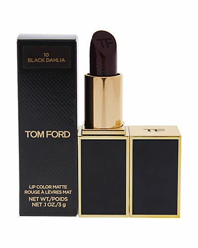 TOM FORD 0.1oz #10 Black Dahlia Lip Color Matte Women 1 TOM FORD 0.1oz #10 Black Dahlia Lip Color Matte Women