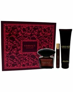 Women's 3pc Versace Crystal Noir Fragrance Set