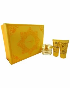 Women's 3pc Versace Yellow Diamond Fragrance Set
