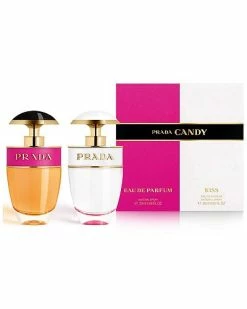 Prada Candy 2pcs 0.68oz Set For Women: Candyoz EDP + Candy Kiss EDP