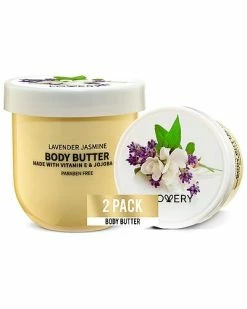 Lovery Whipped Body Butter Scented Body Lotion, 2Pack Ultra Hydrating Body Cream Women