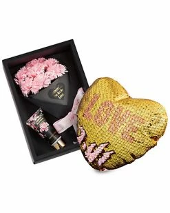 Lovery Bath & Body Gift Basket - Pink Carnations For Mothers Day Women