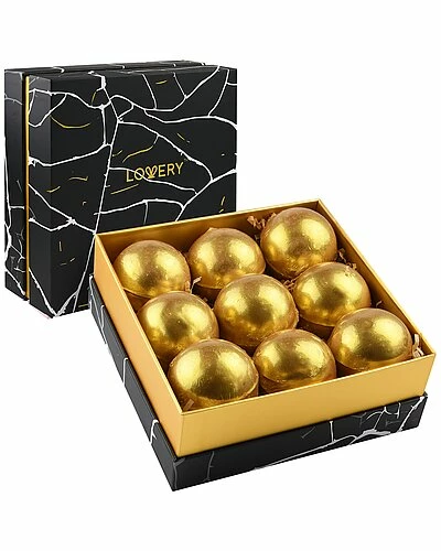 Lovery 24 Karat Gold Bath Bombs Set, 9pc Handmade Bubble Bath Bombs For Spa Bath Women 1 Lovery 24 Karat Gold Bath Bombs Set, 9pc Handmade Bubble Bath Bombs For Spa Bath Women