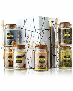 Lovery Bath Salts Gift Set In Assorted Scents, 13pc Self Care With Fresh Herbs Women