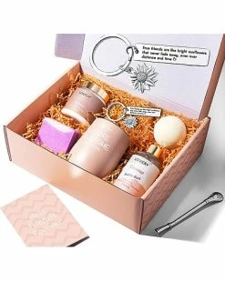 Lovery Best Friend Handmade Spa Gift Set, Friendship Birthday Gifts With Tumbler Women