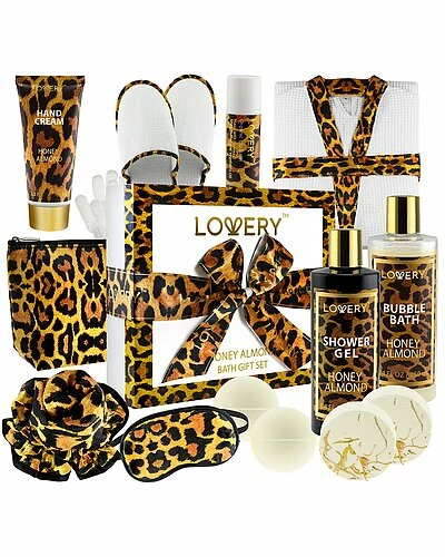 Lovery Leopard Design 17pc Bath And Body Care Set, Luxury Relaxing Home Spa Gift Women 1 Lovery Leopard Design 17pc Bath And Body Care Set, Luxury Relaxing Home Spa Gift Women