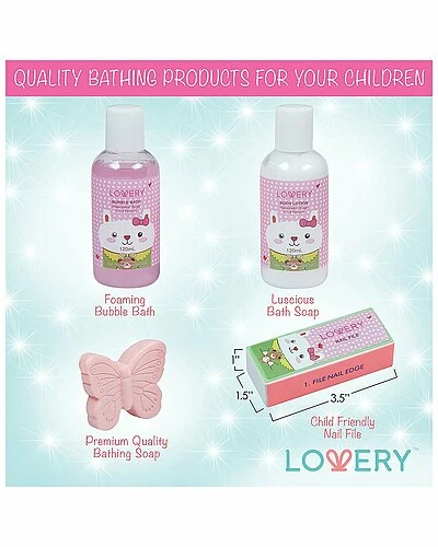 Lovery Kids Bubble Bath 5 Piece Set, Watermelon Body Care Package Women 3 Lovery Kids Bubble Bath 5 Piece Set, Watermelon Body Care Package Women - Image 3