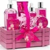 Lovery Gift Baskets For Women Home Spa Gift Set, Body Care In Flower Dandelion