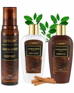 Lovery Sandalwood Body Care Travel Set Women