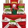 Lovery Bath And Body Christmas Gift Cherry Twinkle Bell Home Spa Set Women
