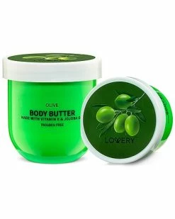 Lovery Olive Body Butter - Ultra Hydrating Shea Butter Body Cream, Whipped Lotion Women