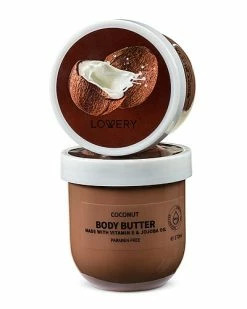Lovery Coconut Body Butter - Ultra Hydrating Shea Butter Body Cream, Whipped Lotion Women
