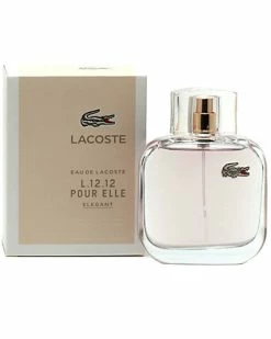 Lacoste L 12.12 Pour Femme Elegant 3oz Eau De Toilette Spray Women