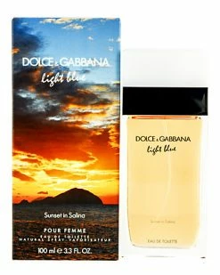 Dolce & Gabbana Women's Light Blue SunSet In Salina 3.3oz Eau De Toilette Spray