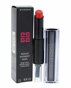 Givenchy 0.11oz Orange Magnetique Rouge Interdit Vinyl Lipstick Women
