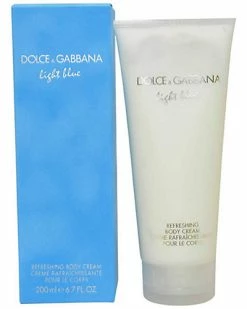 Dolce & Gabbana And Gabbana 6.7oz Light Blue Refreshing Body Cream Women