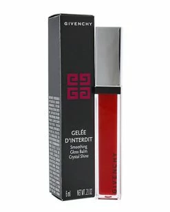 Givenchy 0.21oz Tempting Rouge Gelee DInterdit Smoothing Gloss Balm Crystal Shine Lip Gloss Women