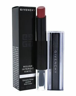 Givenchy 0.11oz Rose Tentateur Rouge Interdit Vinyl Extreme Shine Lipstick Women
