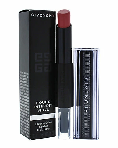 Givenchy 0.11oz Rose Tentateur Rouge Interdit Vinyl Extreme Shine Lipstick Women 1 Givenchy 0.11oz Rose Tentateur Rouge Interdit Vinyl Extreme Shine Lipstick Women